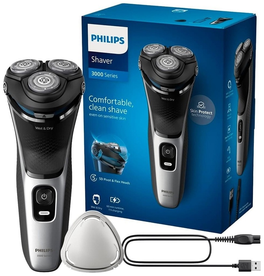 Электробритва Philips S3143/00 роторная от аккумулятора