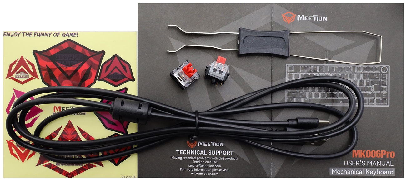 Клавиатура MeeTion MK006 Pro черный