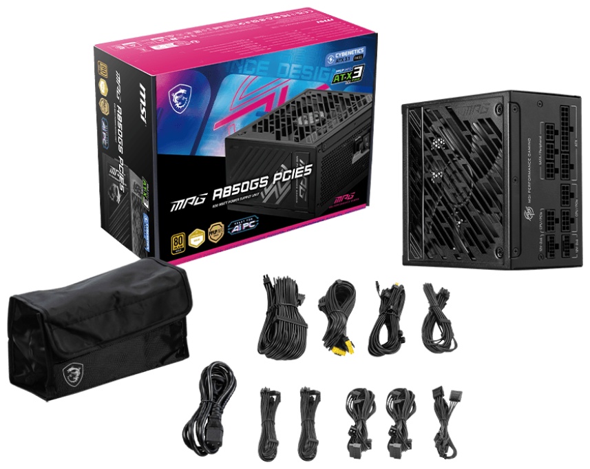 Блок питания MSI MPG A850GS PCIE5 850 Вт