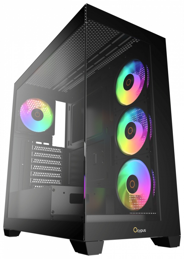 Корпус Ocypus C72 BK ARGB черный