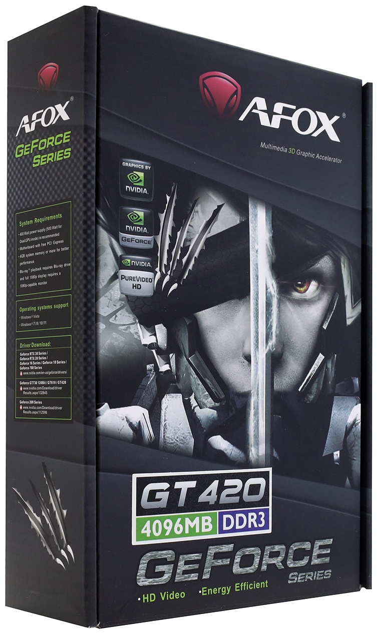 Видеокарта AFOX GT 420 4 Гб