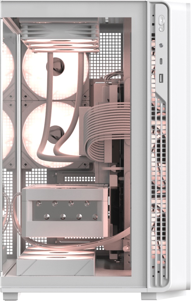 Корпус Formula V Crystal Z7 PA White белый