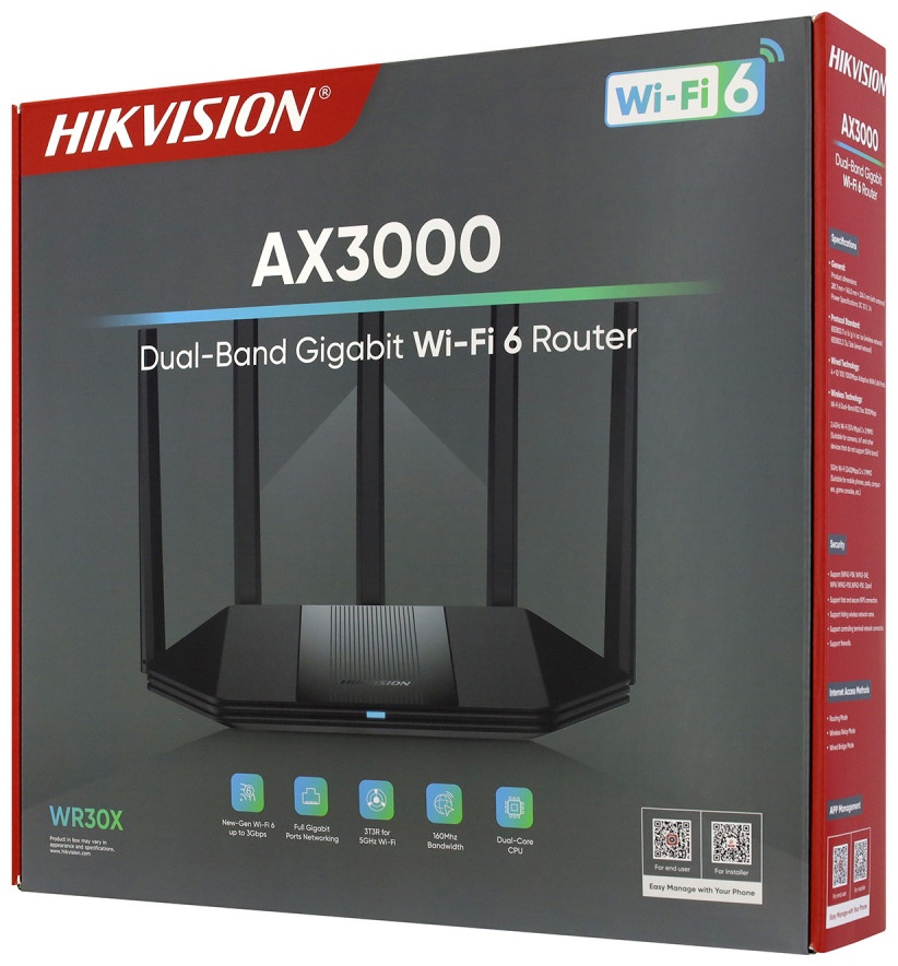 Wi-Fi роутер Hikvision DS-3WR30X