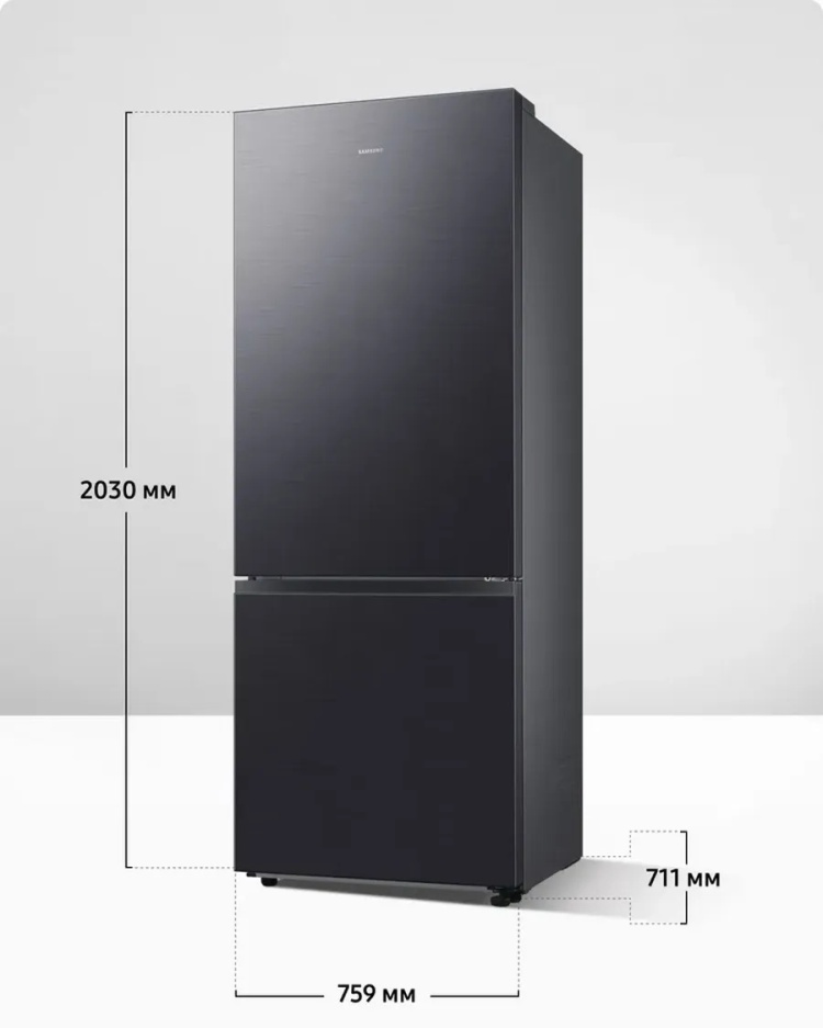 Холодильник Samsung RB53DG703EB1WT черный
