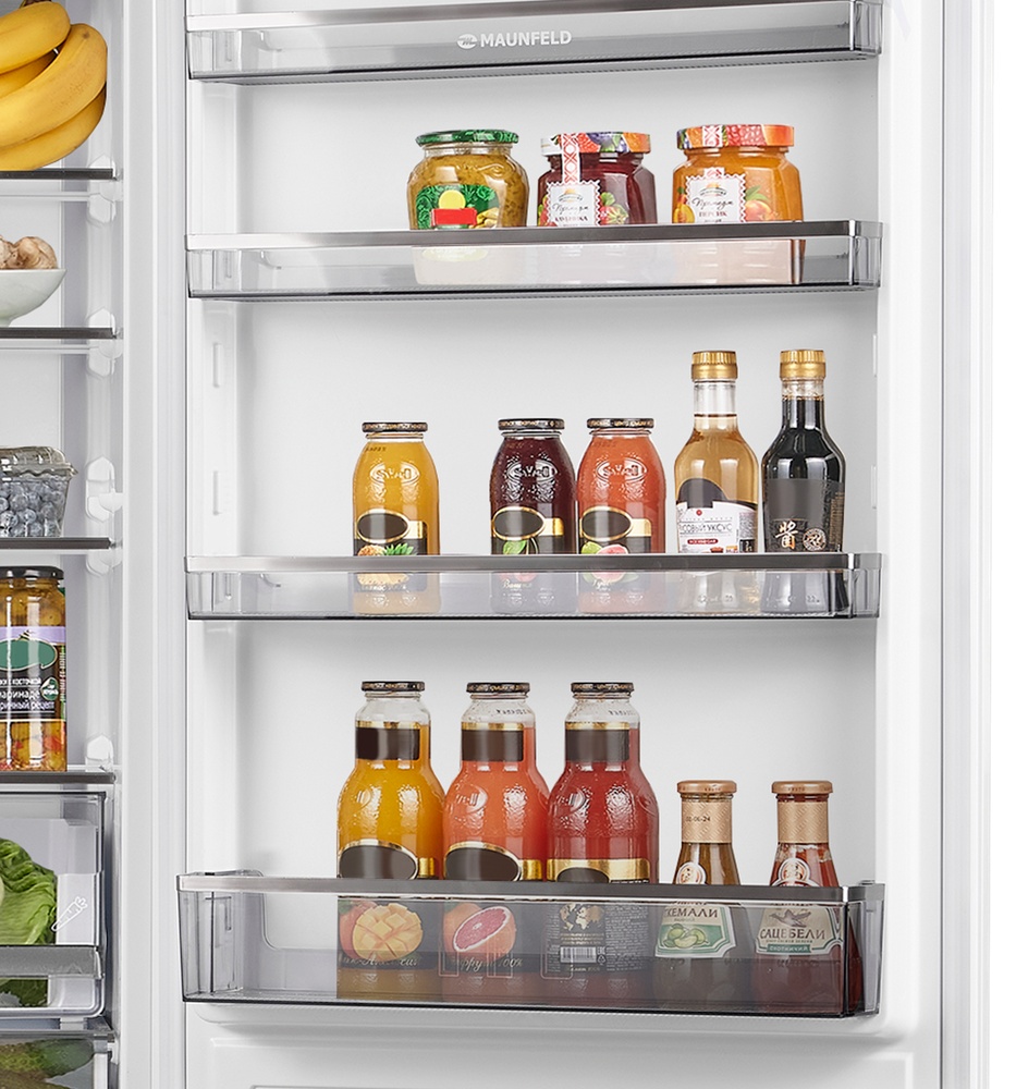 Холодильник MAUNFELD AUNFELD MBF193NFW1GR Inverter белый