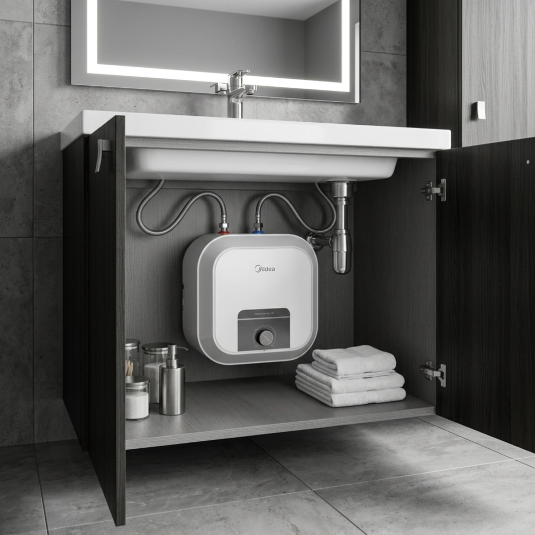 Водонагреватель накопительный Midea MWH10-20MVD1U(CIS)W (top-под) белый