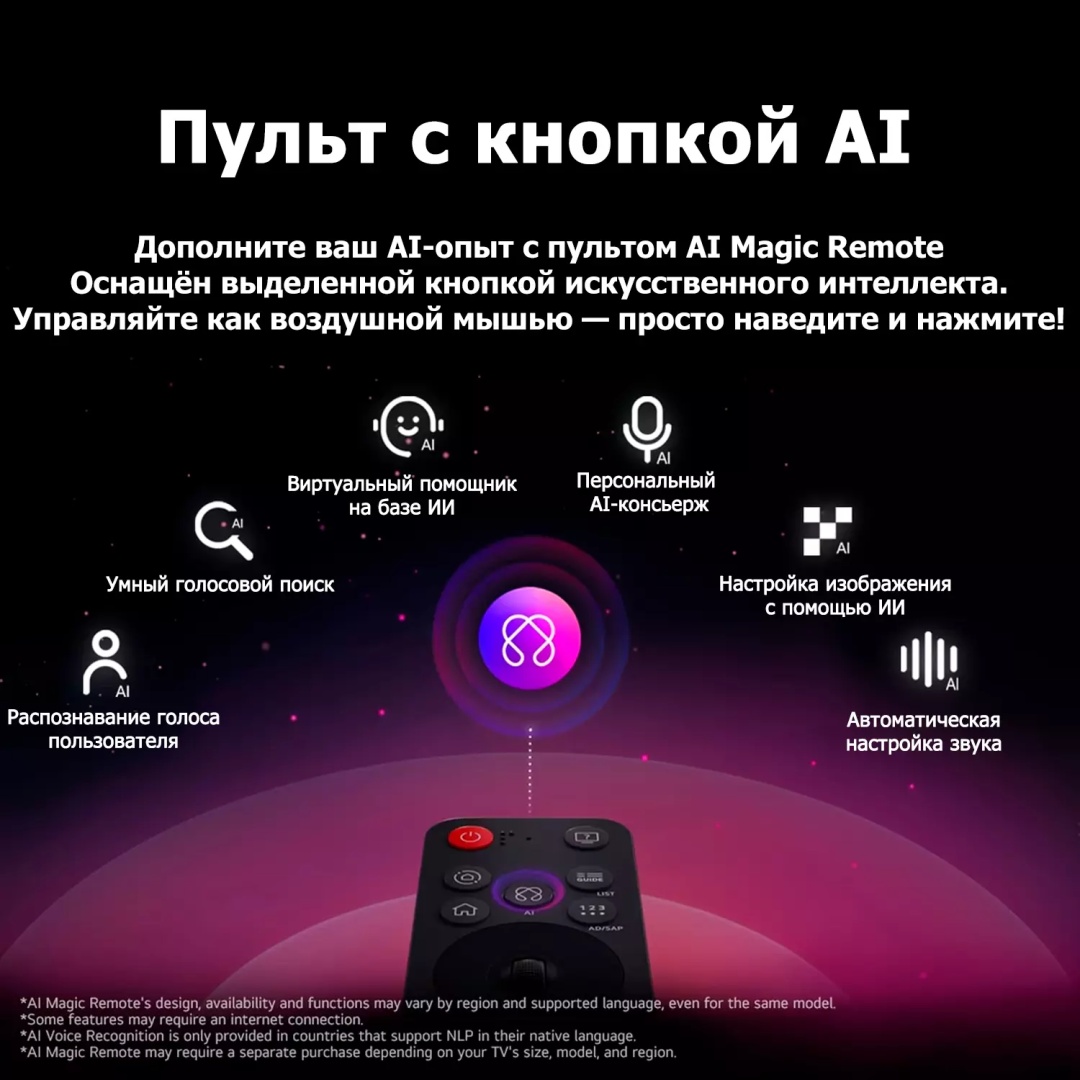 Телевизор LG OLED83C5RLA 211 см черный