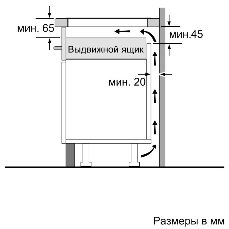 Варочная поверхность Bosch PUC61RBB5E индукционная, черная