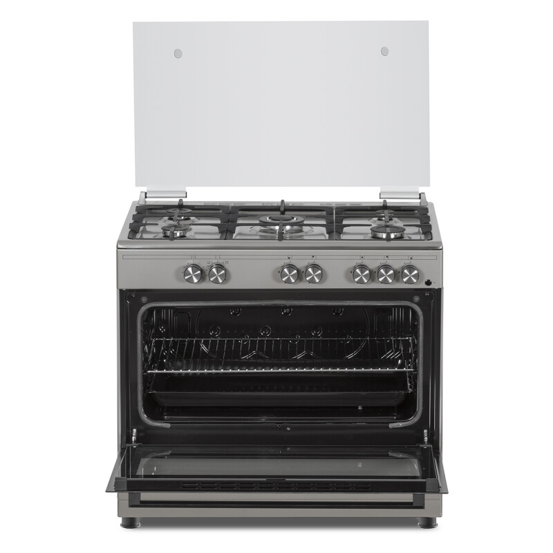 Кухонная плита Weber CWBR-90GG комбинированная, серая