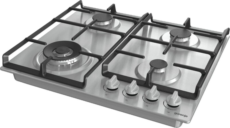 Варочная поверхность Gorenje GW641EX газовая, нержавеющая сталь