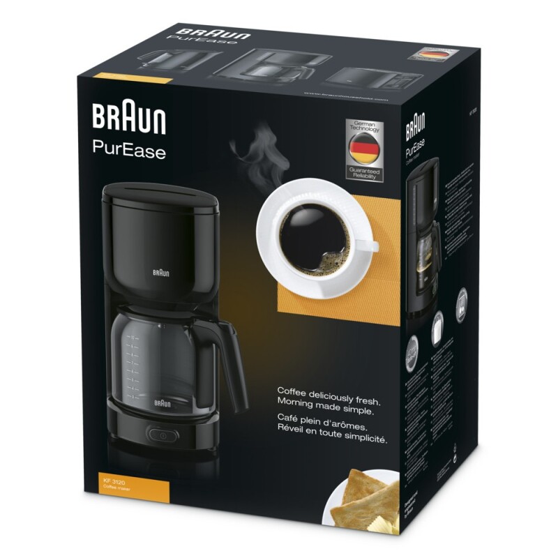 Кофеварка Braun KF3120BK, черная