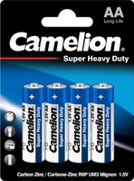 Батарейка Camelion Super Heavy Duty AA R6P-BP4B 4 шт