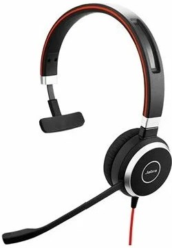 Гарнитура Jabra Evolve 40 MS Mono черная