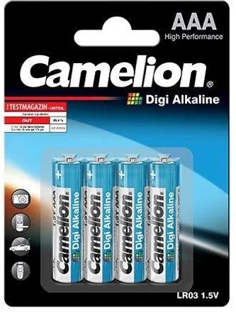 Батарейка Camelion Digi Alkaline ААА LR03-BP4DG 4 шт