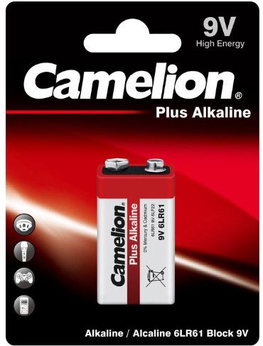 Батарейка Camelion Plus Alkaline 9V 6LR61-BP1