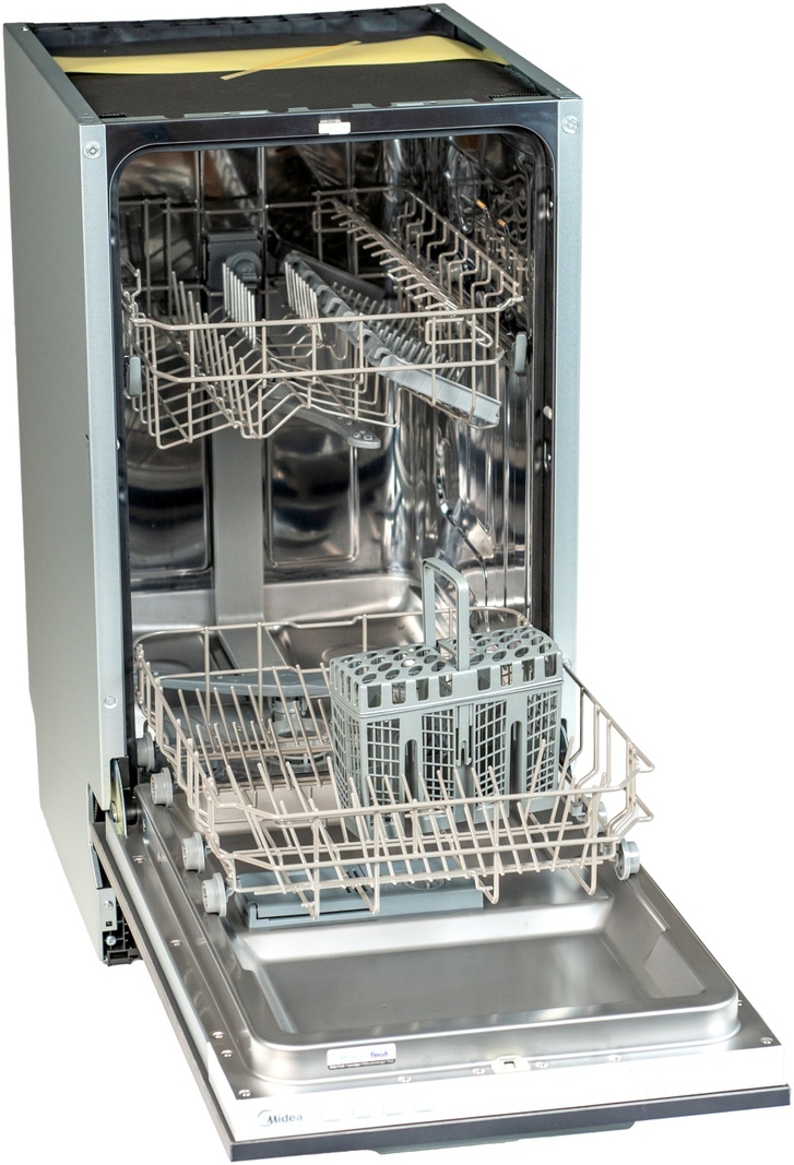 Посудомоечная машина Midea MID45S050-C серый, белый