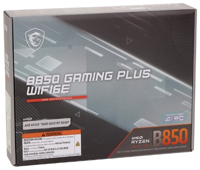 Материнская плата MSI B850 Gaming Plus WiFi6E
