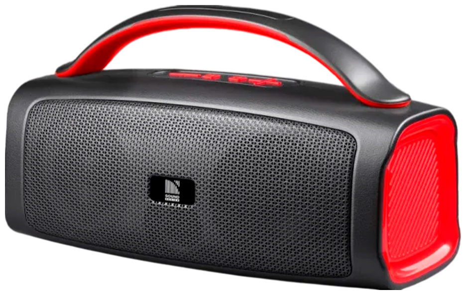 Портативная колонка Defender Beatbox 18 черный, красный