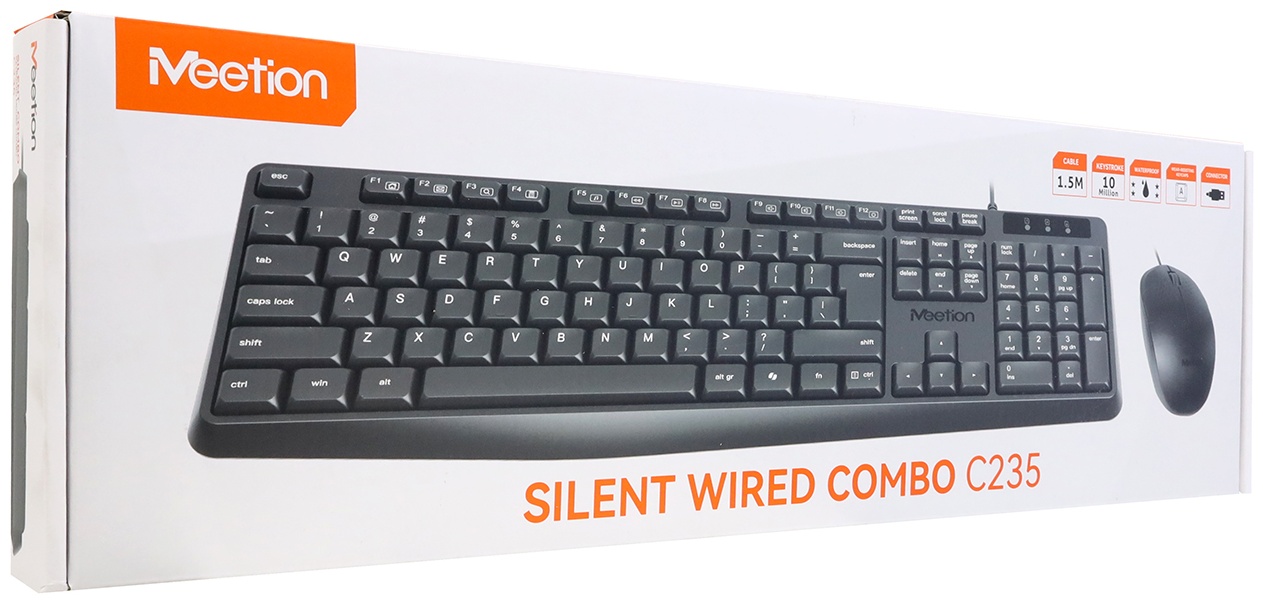 Клавиатура MeeTion MT-C235 черный