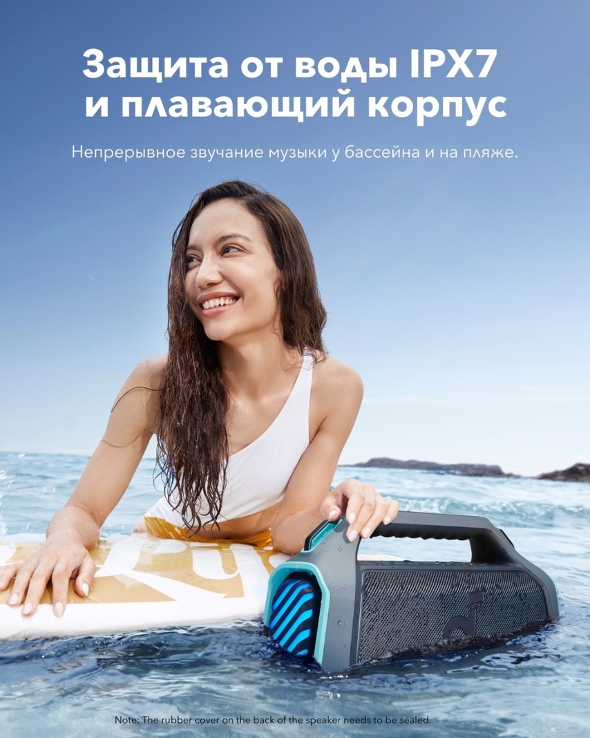 Портативная колонка Soundcore Boom 2 Plus синий