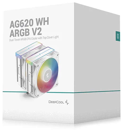 Кулер для процессора Deepcool AG620 WH ARGB V2 R-AG620-WHAMMN-GJD