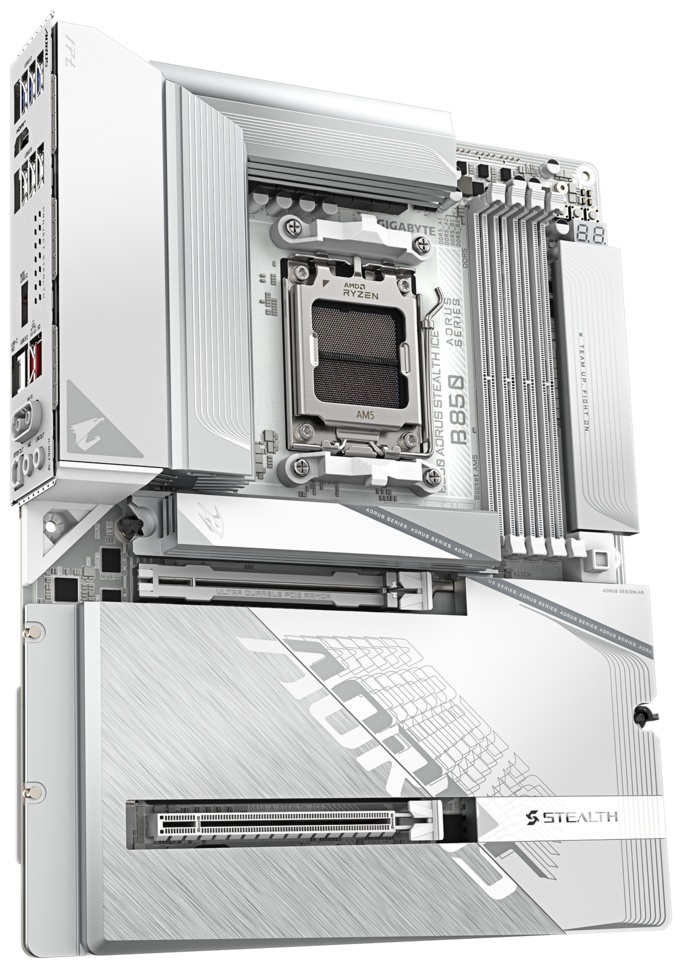 Материнская плата GIGABYTE B850 AORUS STEALTH ICE