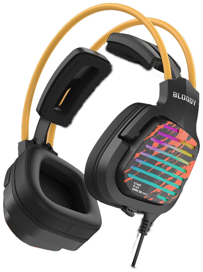Наушники Bloody G-565 Energy черно-желтый