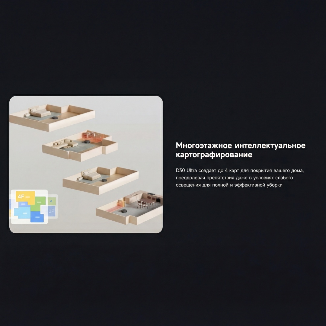 Робот-пылесос DREAME D30 Ultra белый