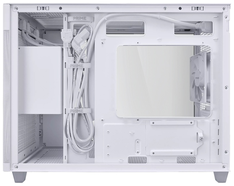 Корпус ASUS AP201 Tempered Glass белый