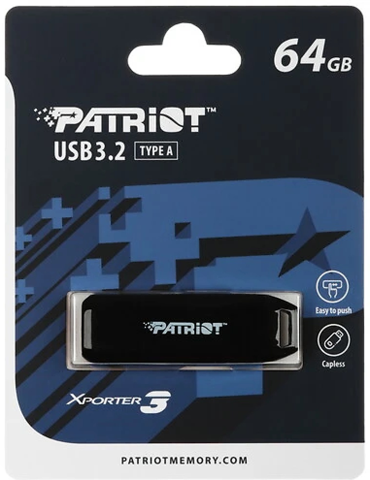 USB Flash карта Patriot PSF64GX3B3U 64 Гб