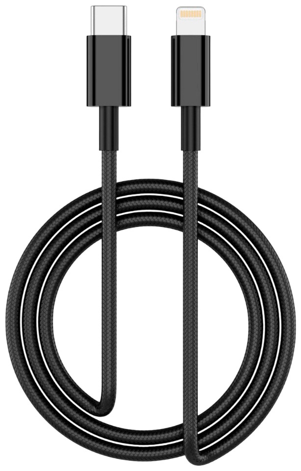 Кабель ARG USB TypeC (M), Lightning (F), 1 м, TLB1 27W Black черный