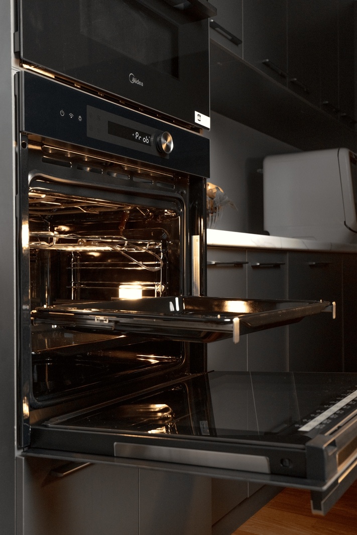 Духовой шкаф Midea MO82107 PBG-I черный