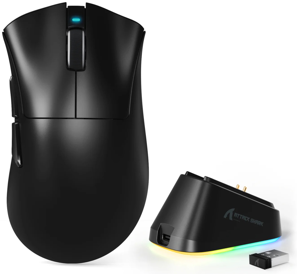 Мышь Attack Shark V3 PRO Black черный