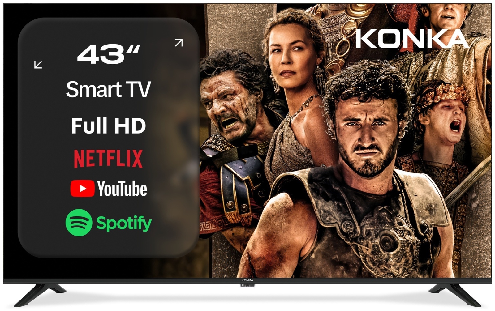 Телевизор Konka KT43-F683WB 43&quot; черный