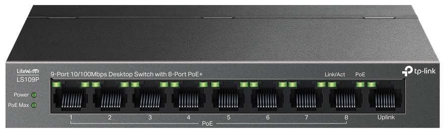 Коммутатор TP-LINK LS109P