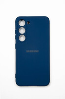 Чехол для мобильного телефона Samsung Galaxy S23 каучук синий