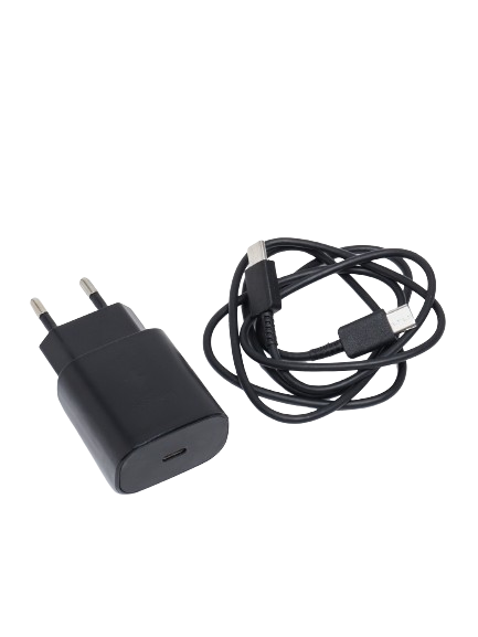 Зарядное устройство Samsung EP-TA800NWEGAE, 25W Type-C - Type-C черное