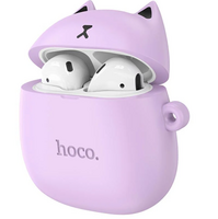 Наушники Hoco Cute Cat EW45 Bluetooth, сиреневые