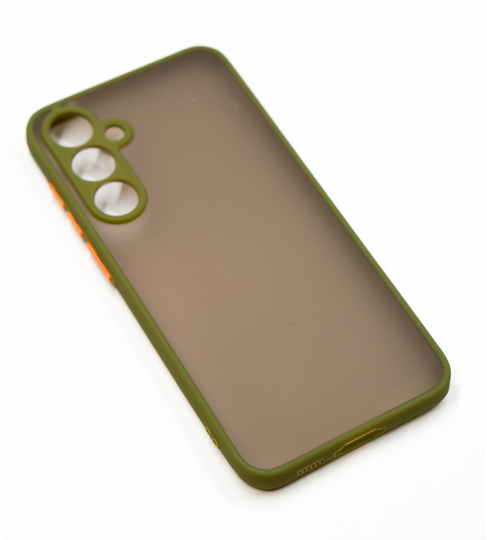 Чехол для мобильного телефона Samsung Galaxy S23 FE прозрачный зеленый