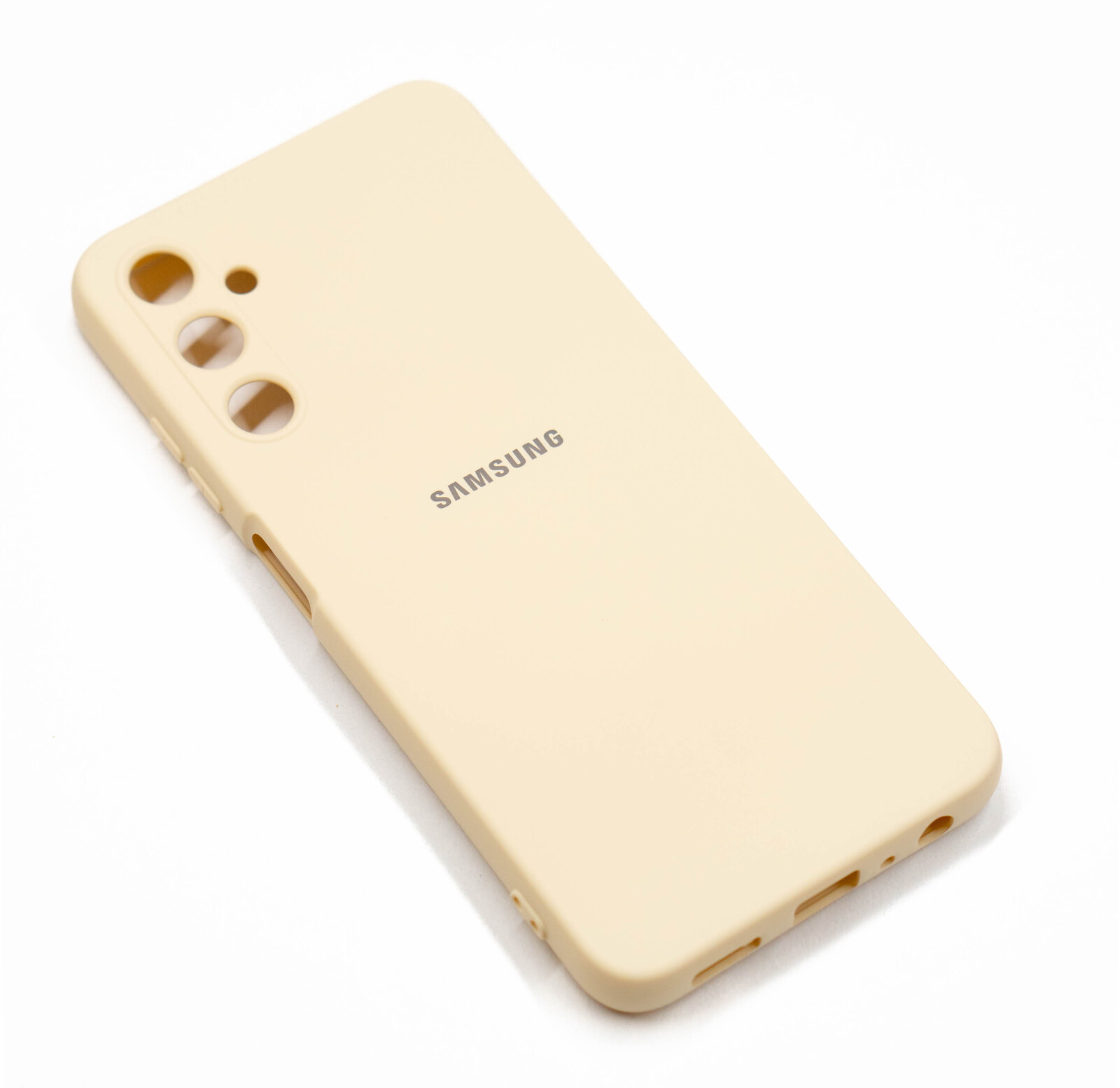 Чехол для мобильного телефона Samsung Galaxy A05S каучук белый