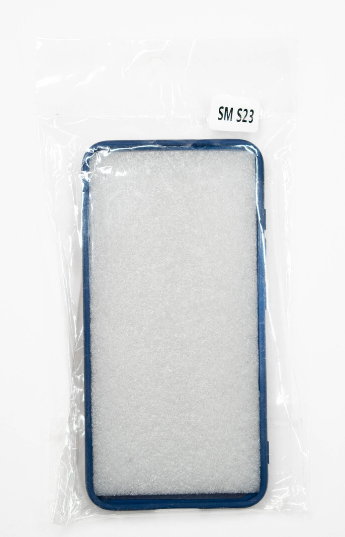 Чехол для мобильного телефона Samsung Galaxy S23 каучук синий