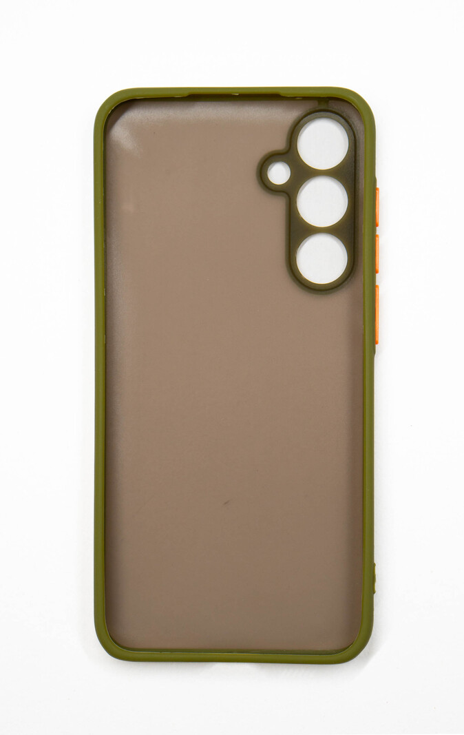 Чехол для мобильного телефона Samsung Galaxy S23 FE прозрачный зеленый