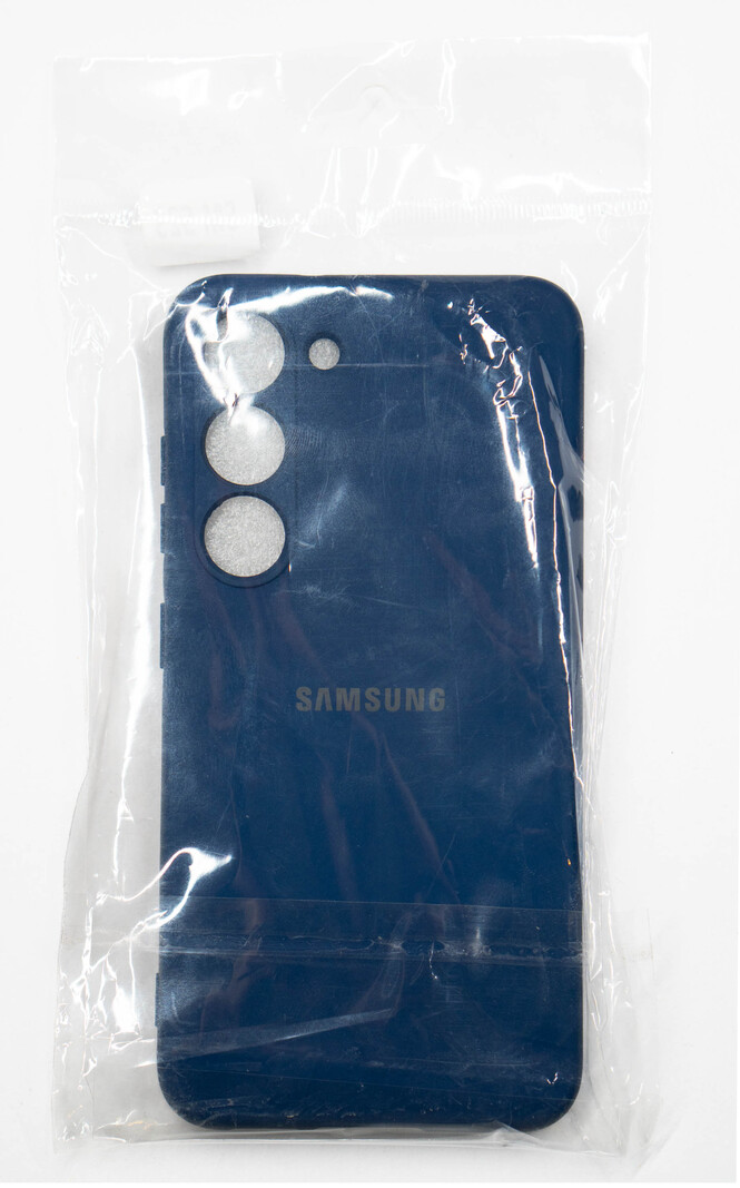 Чехол для мобильного телефона Samsung Galaxy S23 каучук синий