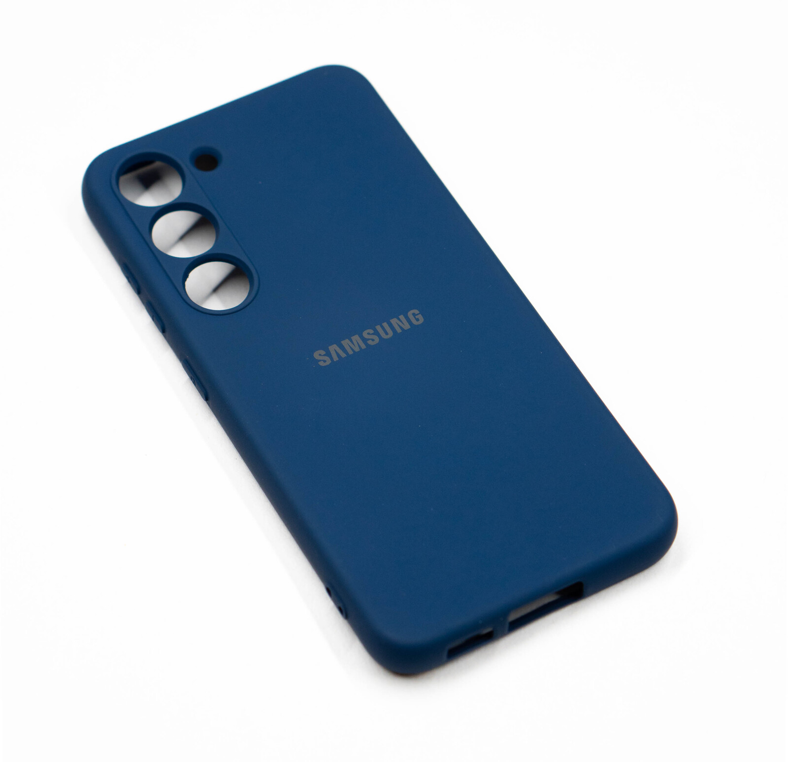 Чехол для мобильного телефона Samsung Galaxy S23 каучук синий