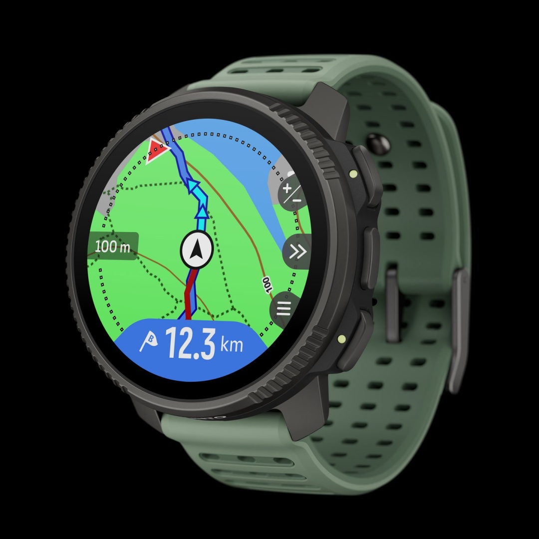 Смарт-часы Suunto VERTICAL 2 TITANIUM 49 мм черный-зеленый