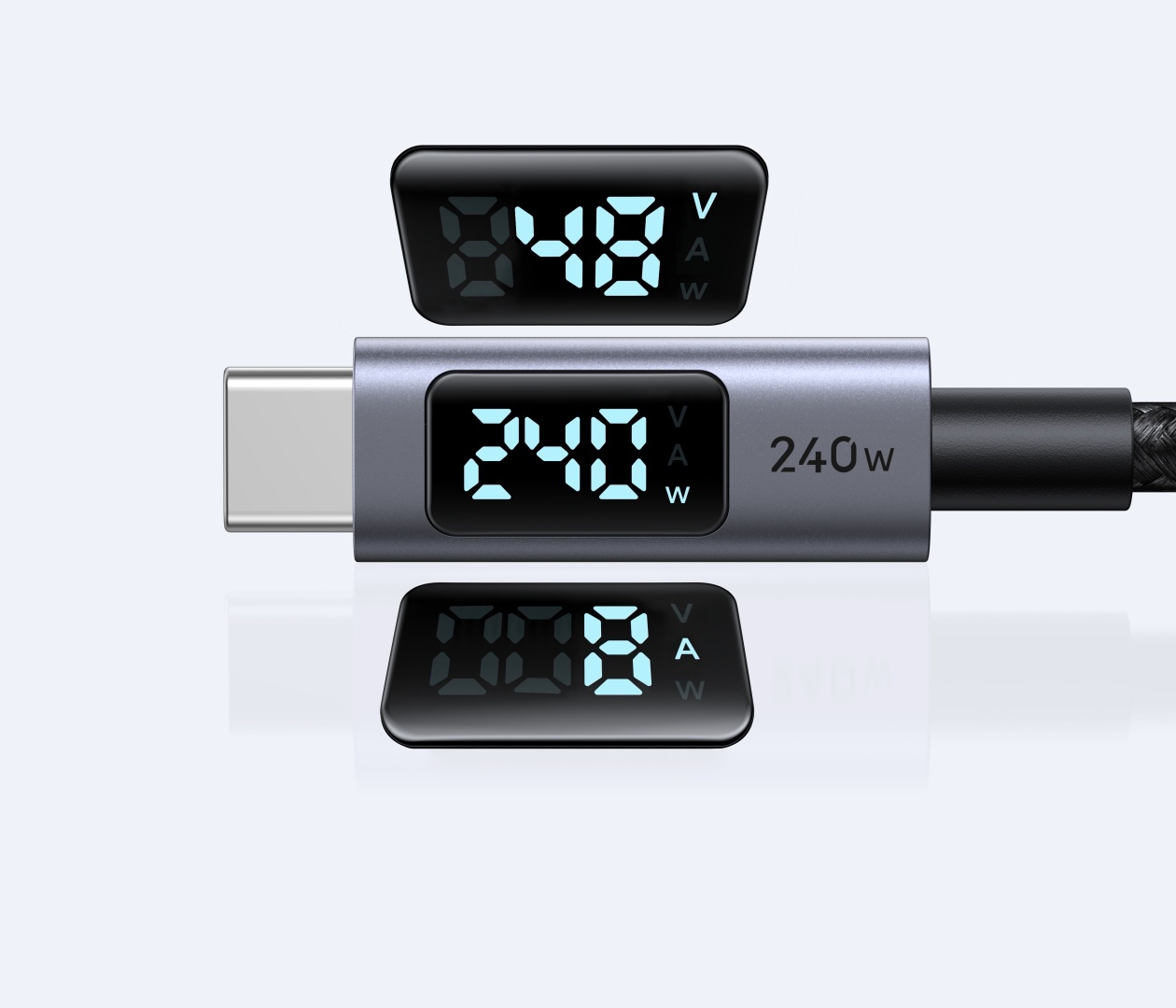 Кабель Ugreen USB TypeC (M), 2 м, L530 (65867) серый