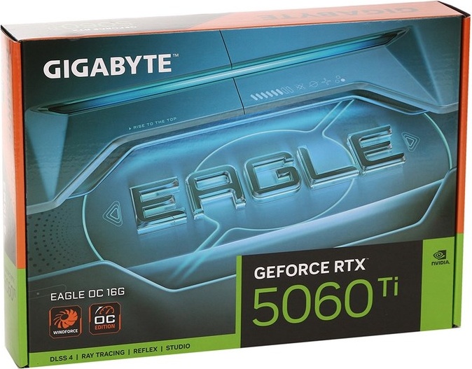 Видеокарта GIGABYTE RTX 5060 Ti Eagle OC Ice GV-N506TEAGLE OC-16GD 16 Гб