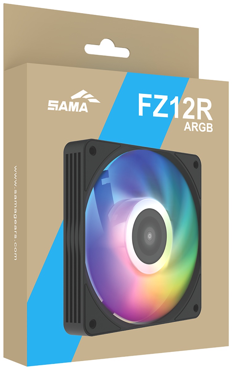 Вентилятор для корпуса Sama FZ12R ARGB BK