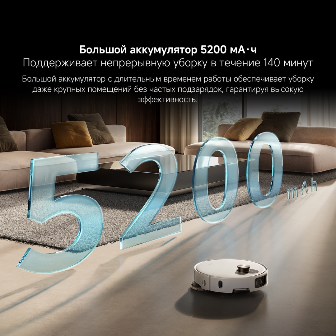 Робот-пылесос Xiaomi Robot Vacuum 5 Pro EU OV21GL белый