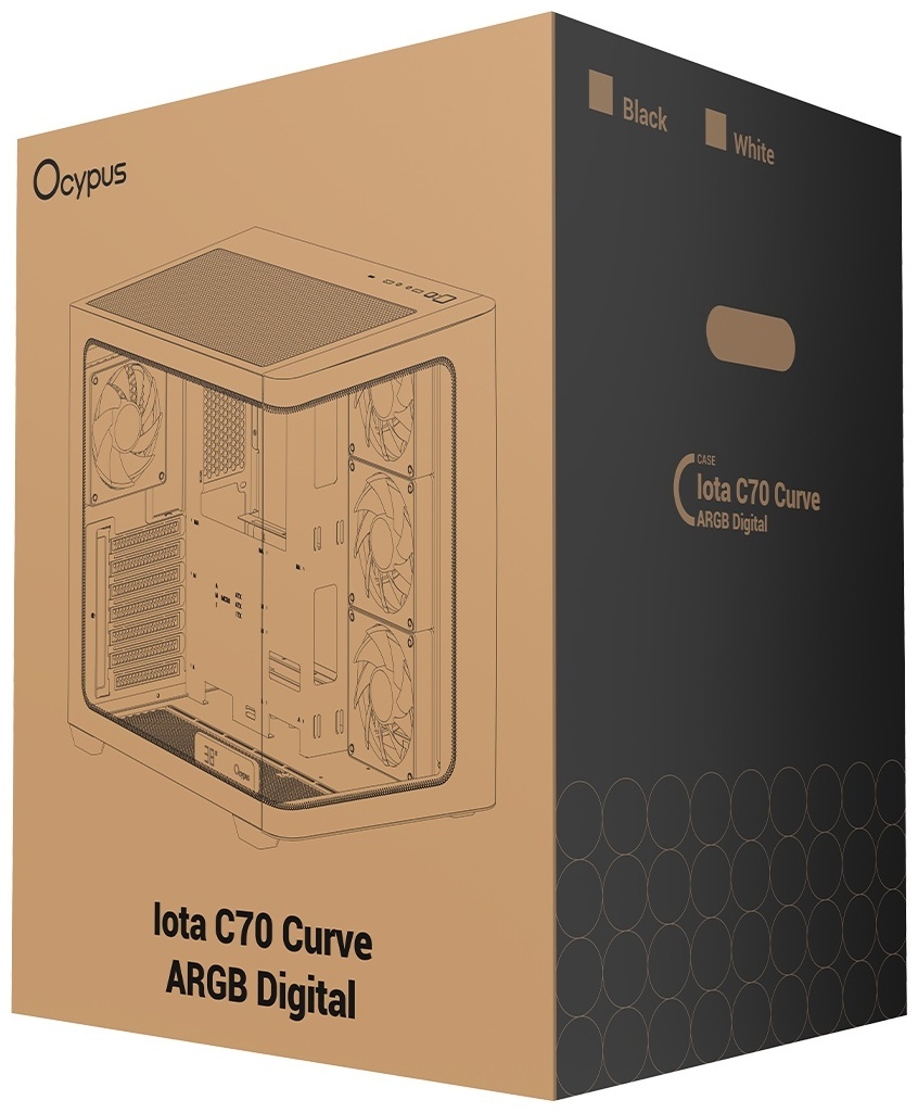 Корпус Ocypus Iota C70 Curve ARGB Digital белый
